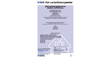 貝盛綠能DuDrive UltraMax 210高效組件系列獲得德國(guó)VDE全系列認(rèn)證